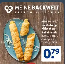 Aldi Süd Börekstange Hähnchen-Kebab-Style Angebot