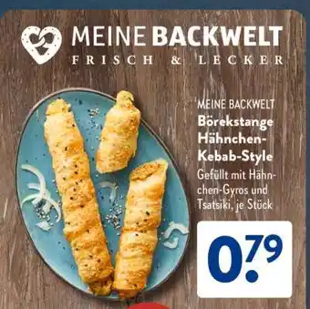 Aldi Süd Börekstange Hähnchen-Kebab-Style Angebot