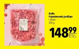 CITTI Markt KoRo Frysetørrede jordbær Angebot