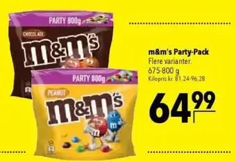 CITTI Markt m&m's Party-Pack Angebot