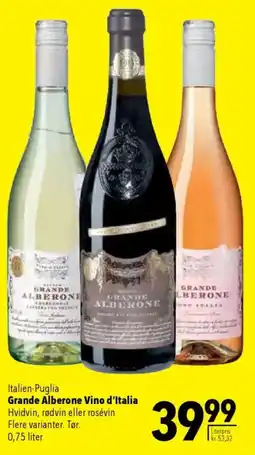 CITTI Markt Grande Alberone Vino d'Italia Angebot