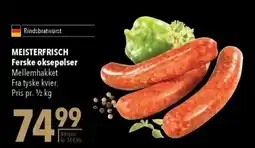 CITTI Markt MEISTERFRISCH Ferske oksepølser Angebot