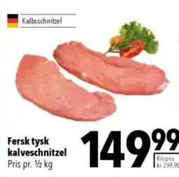 CITTI Markt Fersk tysk kalveschnitzel Angebot