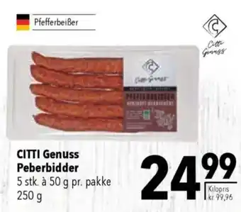 CITTI Markt CITTI Genuss Peberbidder Angebot