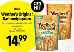 CITTI Markt Storck Werther's Original Karamelpopcorn Angebot