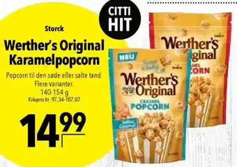 CITTI Markt Storck Werther's Original Karamelpopcorn Angebot