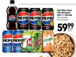 CITTI Markt Pepsi Max, Pepsi, 7Up, Mountain Dew eller Mirinda Angebot