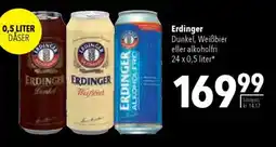 CITTI Markt Erdinger Dunkel, Weißbier eller alkoholfri. Angebot