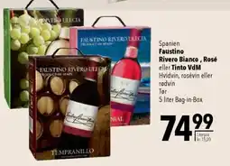 CITTI Markt Faustino Rivero Bianco, Rosé eller Tinto VdM Angebot