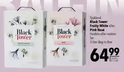 CITTI Markt Black Tower Fruity White eller Pink Rosé Angebot