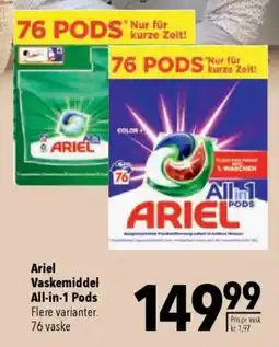 CITTI Markt Ariel Vaskemiddel All-in-1 Pods Angebot