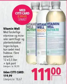CITTI Markt Vitamin Well Angebot