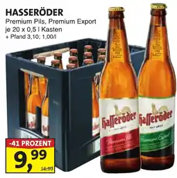 Lösch Depot HASSERÖDER Premium Pils, Premium Export Angebot