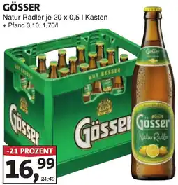 Lösch Depot GÖSSER Natur Radler Angebot