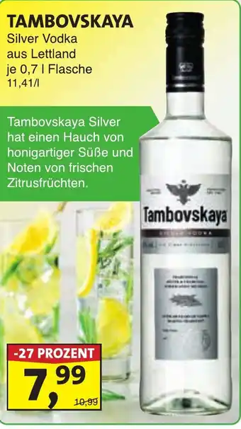 Lösch Depot TAMBOVSKAYA Silver Vodka Angebot