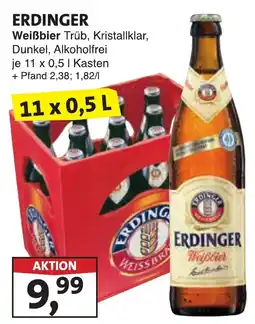 Lösch Depot ERDINGER Weißbier Trüb, Kristallklar, Dunkel, Alkoholfrei Angebot