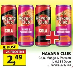 Lösch Depot HAVANA CLUB Cola, Mango & Passion Angebot
