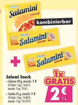 Mäc Geiz marko Salami Snack Angebot