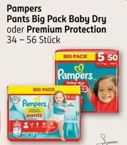 Rossmann Pampers Pants Big Pack Baby Dry oder Premium Protection Angebot