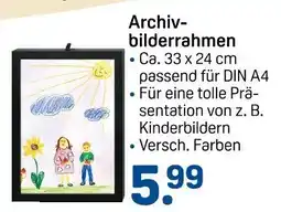 Rossmann Archiv- bilderrahmen Angebot