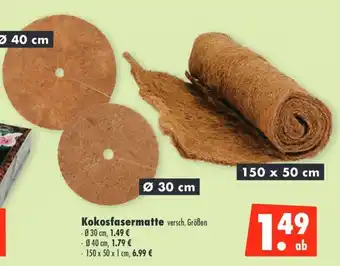 Mäc Geiz Kokosfasermatte Angebot