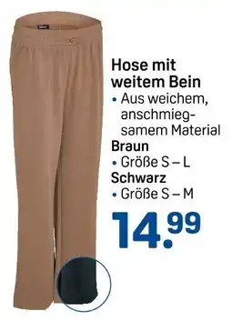 Rossmann Hose mit weitem Bein Angebot
