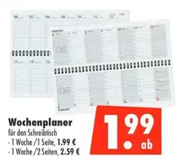Mäc Geiz Wochenplaner Angebot