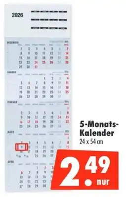 Mäc Geiz 5-Monats- Kalender Angebot