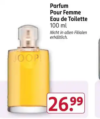 Rossmann JOOP! Parfum Pour Femme Eau de Toilette Angebot