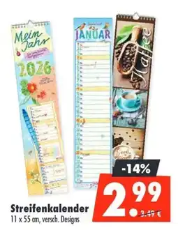 Mäc Geiz Streifenkalender Angebot