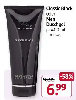 Rossmann Classic Black oder Men Duschgel Angebot