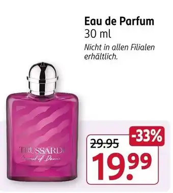 Rossmann Eau de Parfum TRUSSARD Angebot