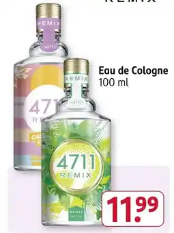 Rossmann 4711 Eau de Cologne Angebot