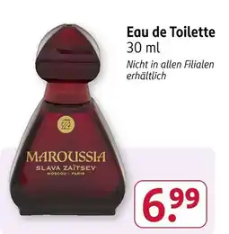 Rossmann MAROUSSIA SLAVA ZAÏTSEV Eau de Toilette Angebot