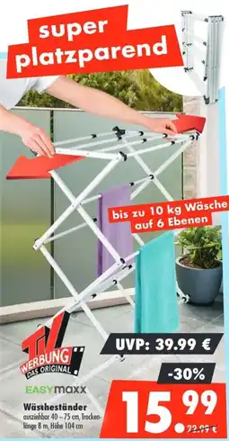 Mäc Geiz easymaxx Wäscheständer Angebot