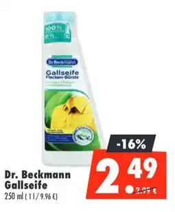 Mäc Geiz Dr. Beckmann Gallseife Angebot