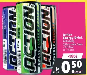 Mäc Geiz Action Energy Drink Angebot