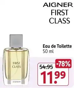 Rossmann AIGNER FIRST CLASS Eau de Toilette Angebot