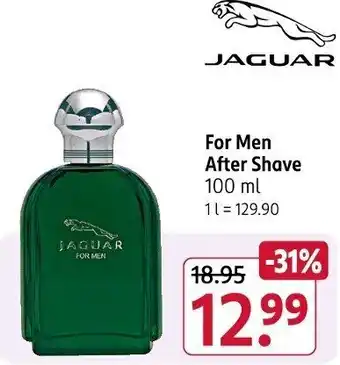 Rossmann JAGUAR For Men After Shave Angebot