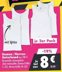 Mäc Geiz Damen-/Herren- Unterhemd Angebot