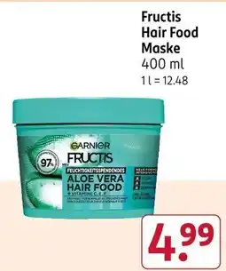 Rossmann Fructis Hair Food Maske Angebot