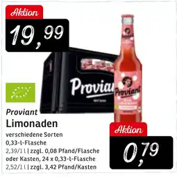 KONSUM Proviant Limonaden Angebot