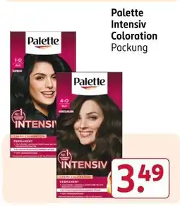 Rossmann Palette Intensiv Coloration Packung Angebot