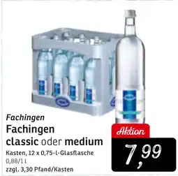 KONSUM Fachingen classic oder medium Angebot