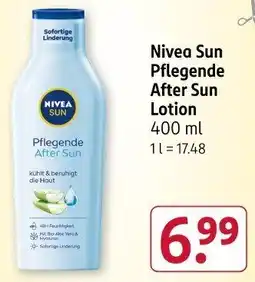 Rossmann Nivea Sun Pflegende After Sun Lotion Angebot