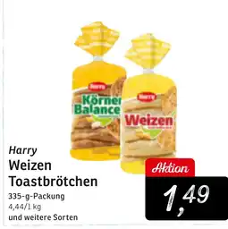 KONSUM Harry Weizen Toastbrötchen Angebot