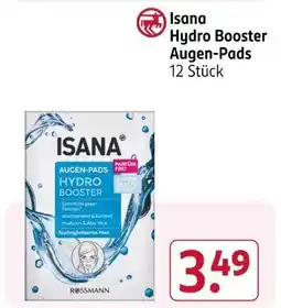 Rossmann Isana Hydro Booster Augen-Pads 12 Stück Angebot