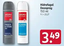 Rossmann Hidrofugal Deospray Angebot