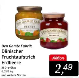 KONSUM Den Gamle Fabrik Dänischer Fruchtaufstrich Erdbeere Angebot