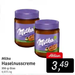 KONSUM Milka Haselnusscreme Angebot